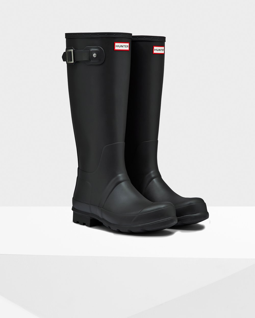 Men Hunter Original | Tall Rain Boots Black | NZ-41908-KPNL